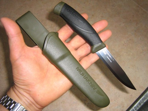 Knife for the great outdoors: Mora Companion MG.