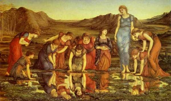 Sir Edward Burne-Jones. The Mirror of Venus.