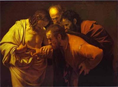 Caravaggio. L'incrdulit de Thomas.