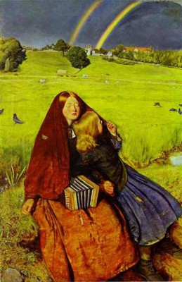 Sir John Everett Millais. The Blind Girl