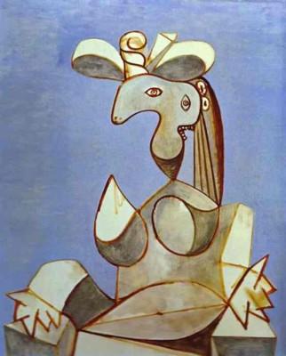 Pablo Picasso. Jeune fille tourmente.