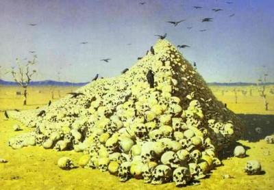 Vasily Vereshchagin. The Apotheosis of War.