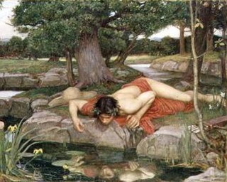 John William Waterhouse. cho et Narcisse.