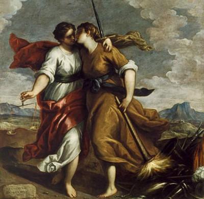 Jacopo Palma il Giovane. Justice and Peace.