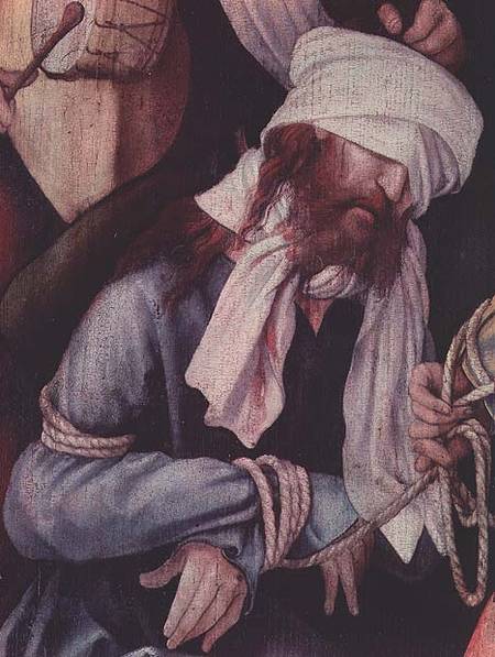 Matthias Grunewald. The Mocking of Christ.