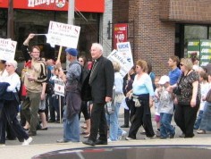 Marc Cardinal Ouellet at the 2010 National March for Life.