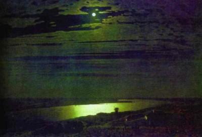 Arkhip Kuinji. Moonlight Night on Dneper.