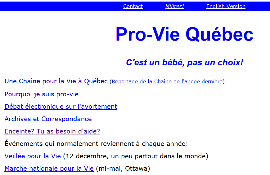 Page d'accueil franaise.