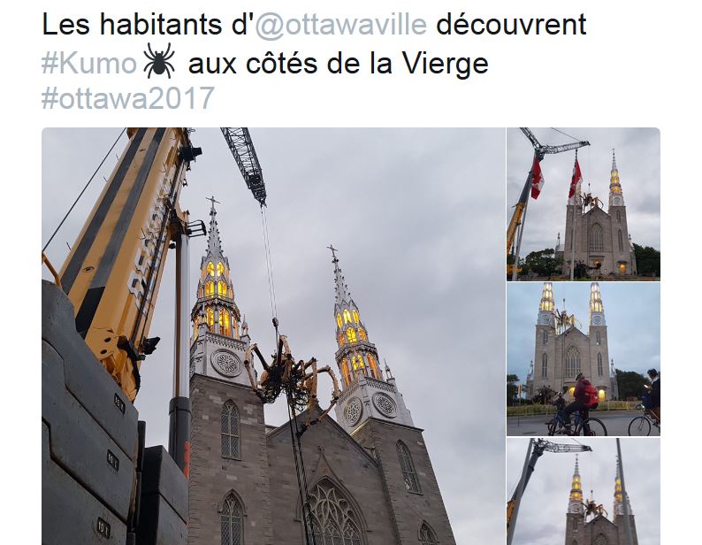 La Vierge Marie donne de la publicit gratuite pour une araigne paenne.