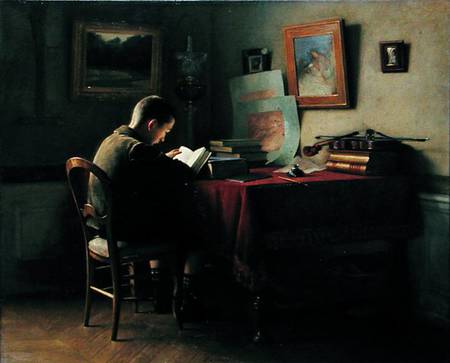 Guillaume Larrue. The Studious schoolboy.