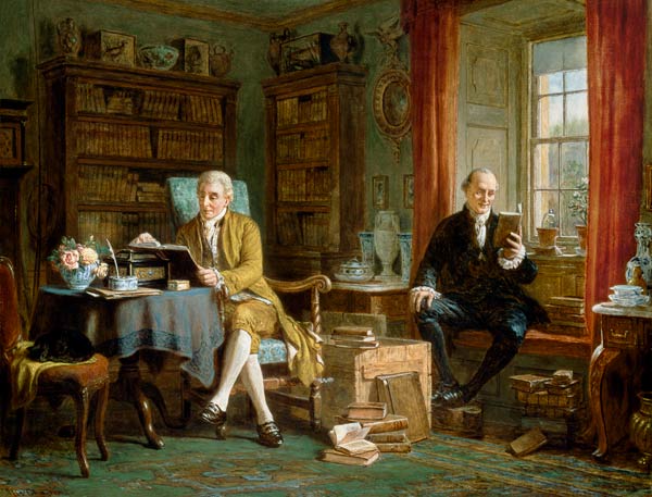 John Watkins Chapman. In the Library.